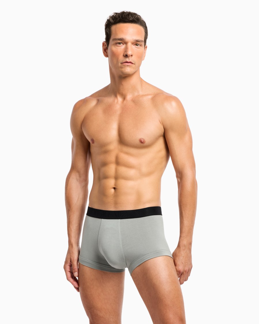 The World Of Armani PACK TRE BOXER IN JERSEY STRETCH