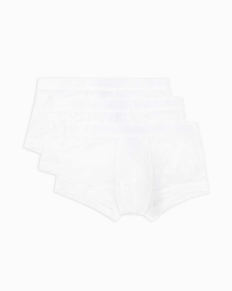 The world of armani PACK TRE BOXER IN JERSEY STRETCH