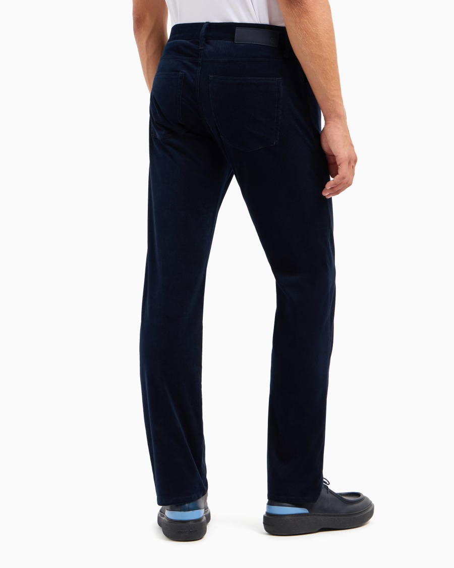 The World Of Armani PANTALONE 5-TASCHE REGULAR FIT IN COTONE E CASHMERE