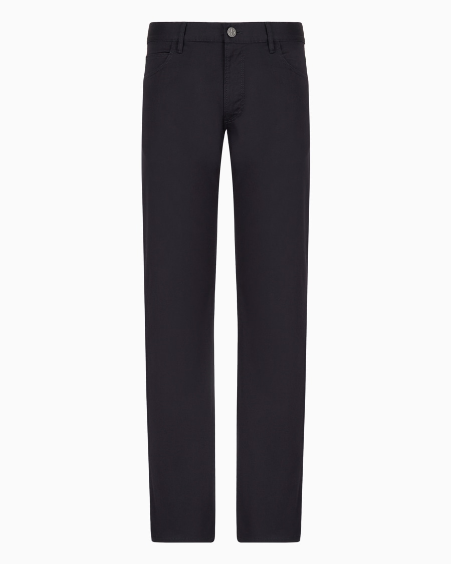 The world of armani PANTALONE 5 TASCHE REGULAR FIT IN COTONE STRETCH