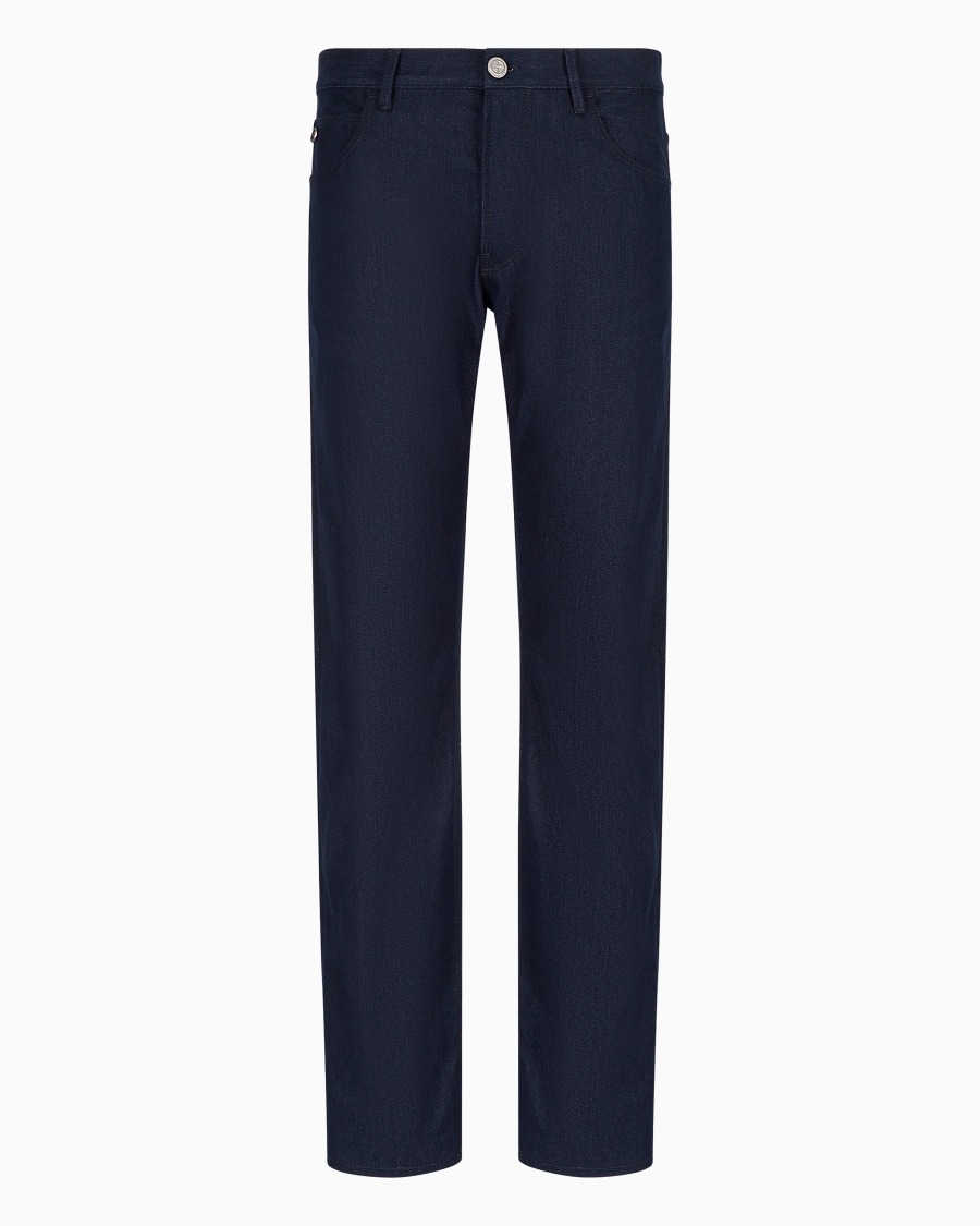 The world of armani PANTALONE 5 TASCHE REGULAR FIT IN COTONE STRETCH