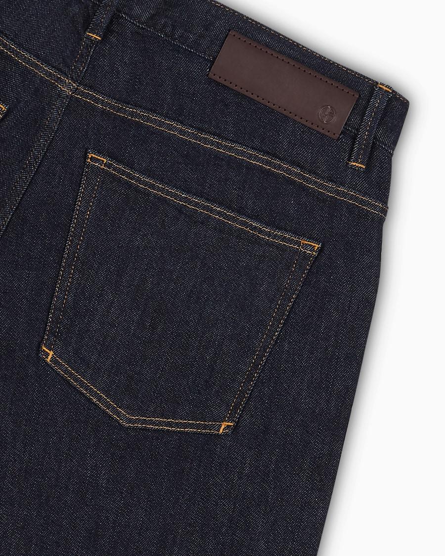 The World Of Armani PANTALONE 5 TASCHE REGULAR FIT IN DENIM DI COTONE STRETCH