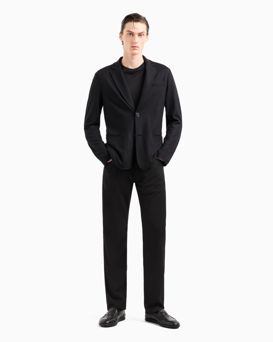 The World Of Armani PANTALONE 5 TASCHE REGULAR FIT IN LANA VERGINE