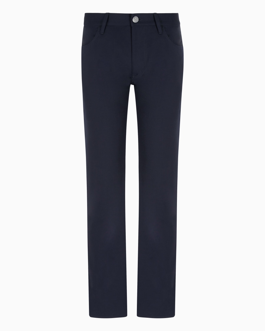 The world of armani PANTALONE 5 TASCHE REGULAR FIT IN LANA VERGINE
