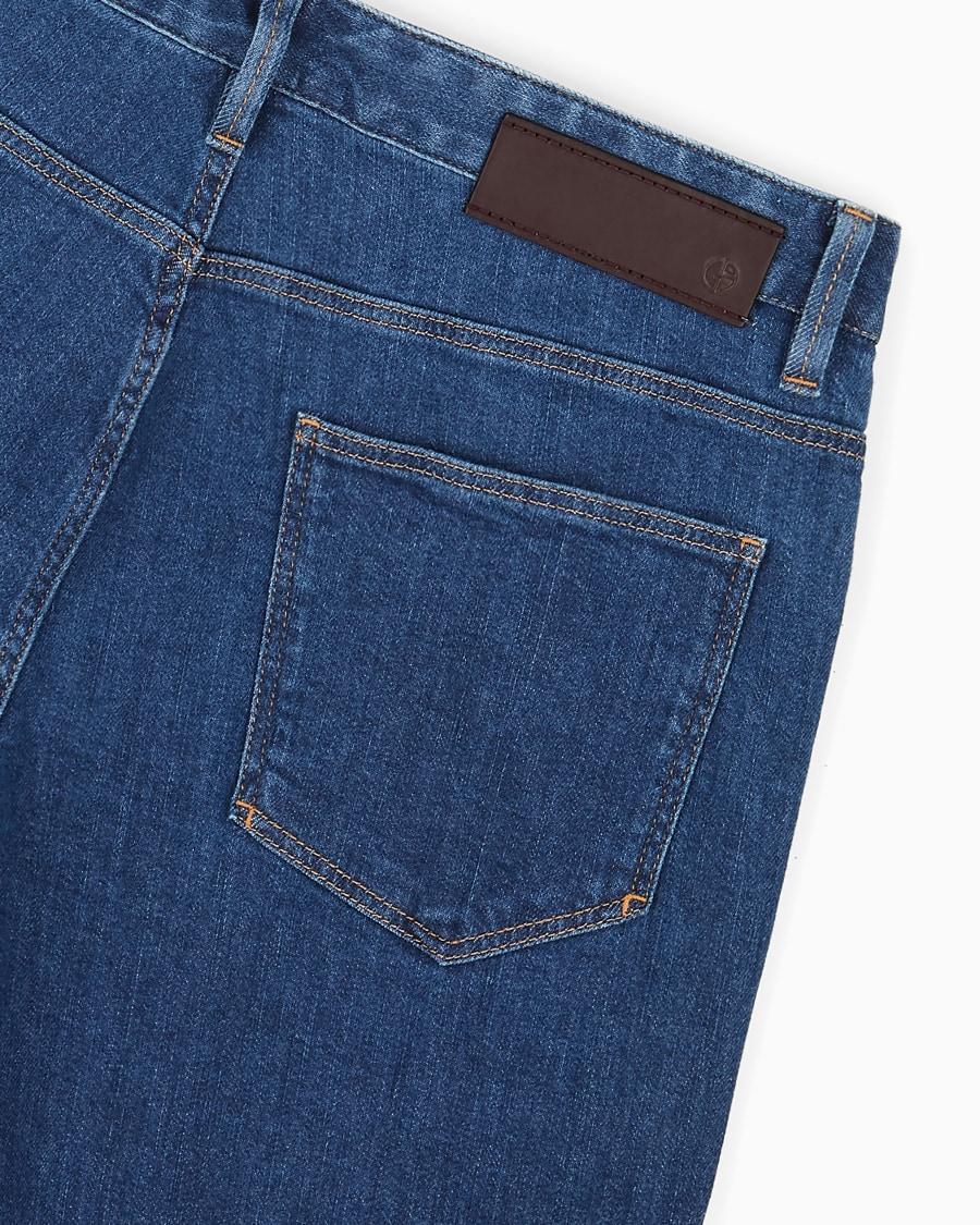 The World Of Armani PANTALONE 5 TASCHE SLIM FIT IN DENIM DI COTONE STRETCH