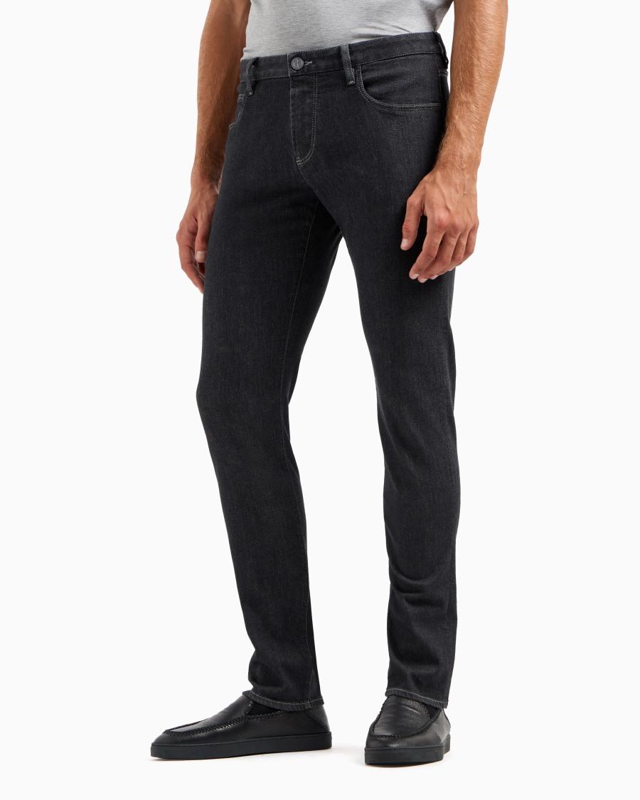 The World Of Armani PANTALONE 5 TASCHE SLIM FIT IN DENIM DI COTONE STRETCH