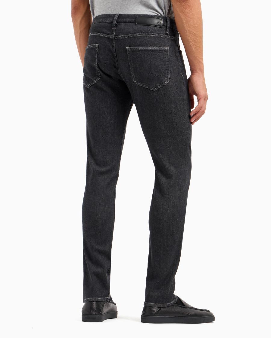 The World Of Armani PANTALONE 5 TASCHE SLIM FIT IN DENIM DI COTONE STRETCH