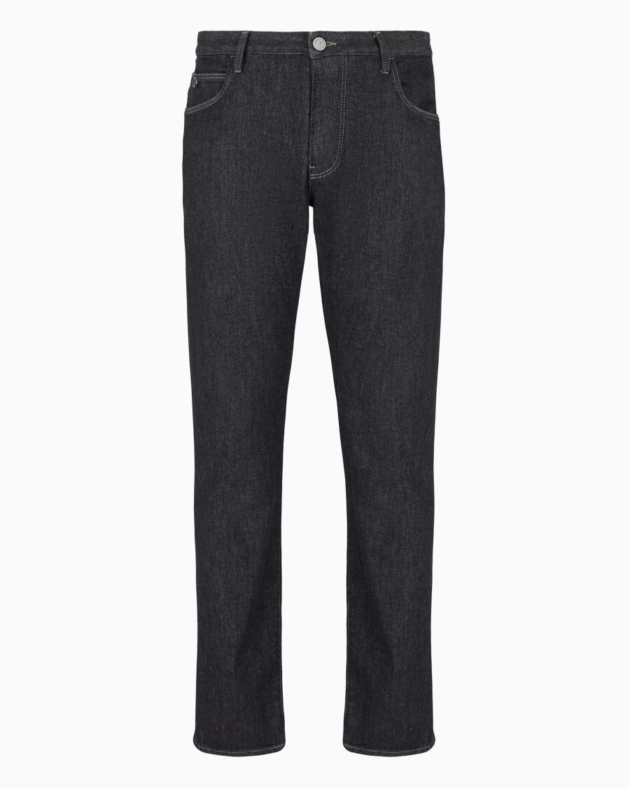The world of armani PANTALONE 5 TASCHE SLIM FIT IN DENIM DI COTONE STRETCH
