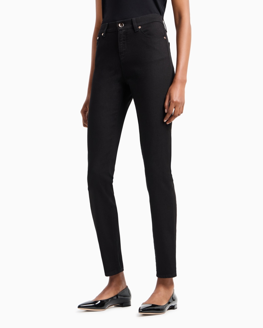 The World Of Armani PANTALONI 5 TASCHE SLIM FIT IN COTONE STRETCH