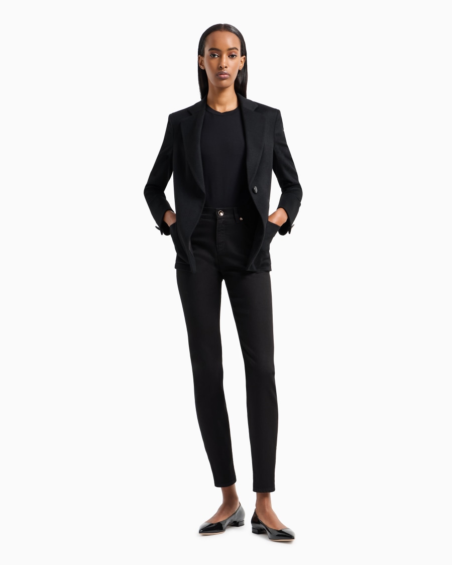 The World Of Armani PANTALONI 5 TASCHE SLIM FIT IN COTONE STRETCH