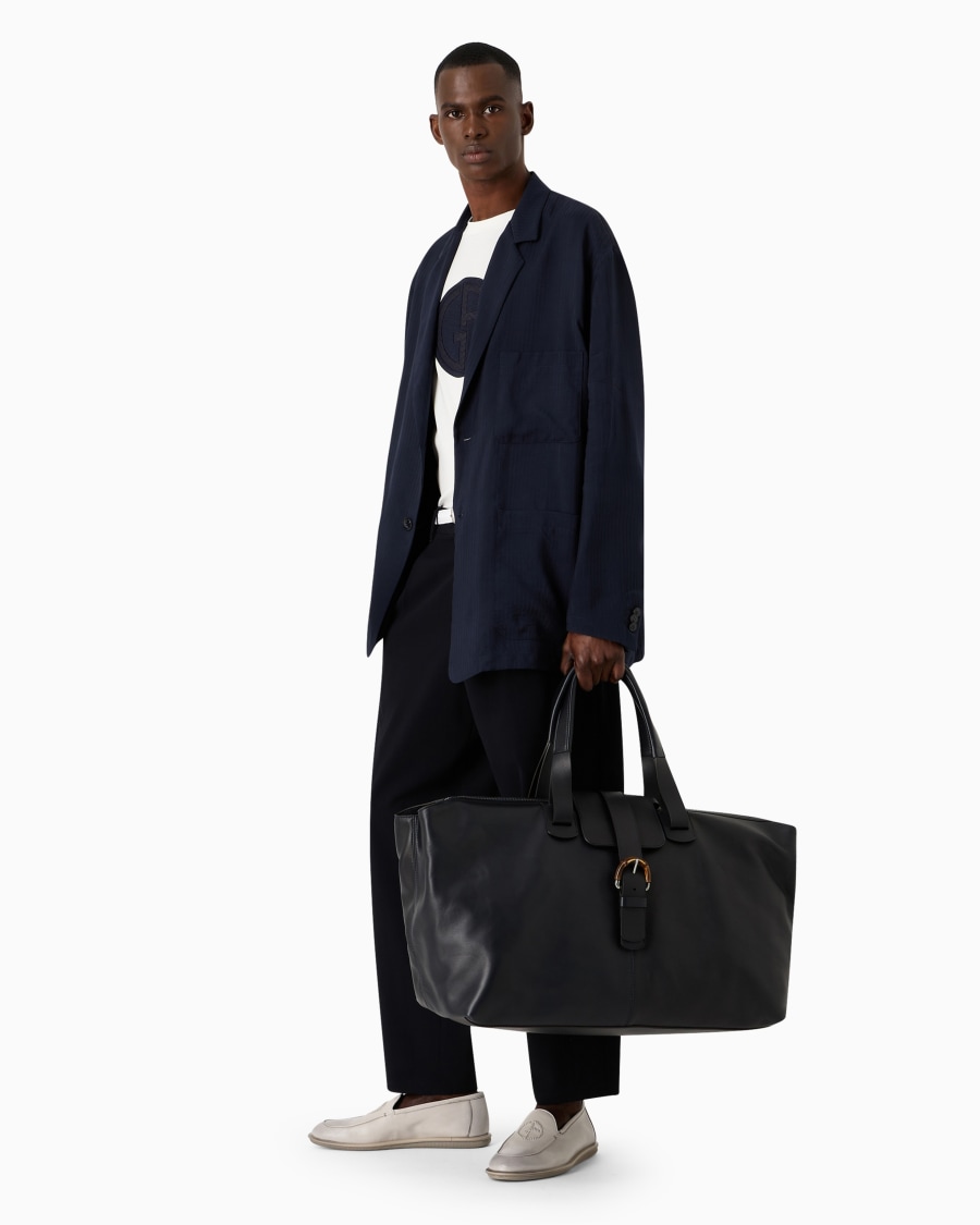 The World Of Armani PANTALONI A UNA PINCE IN LANA VERGINE