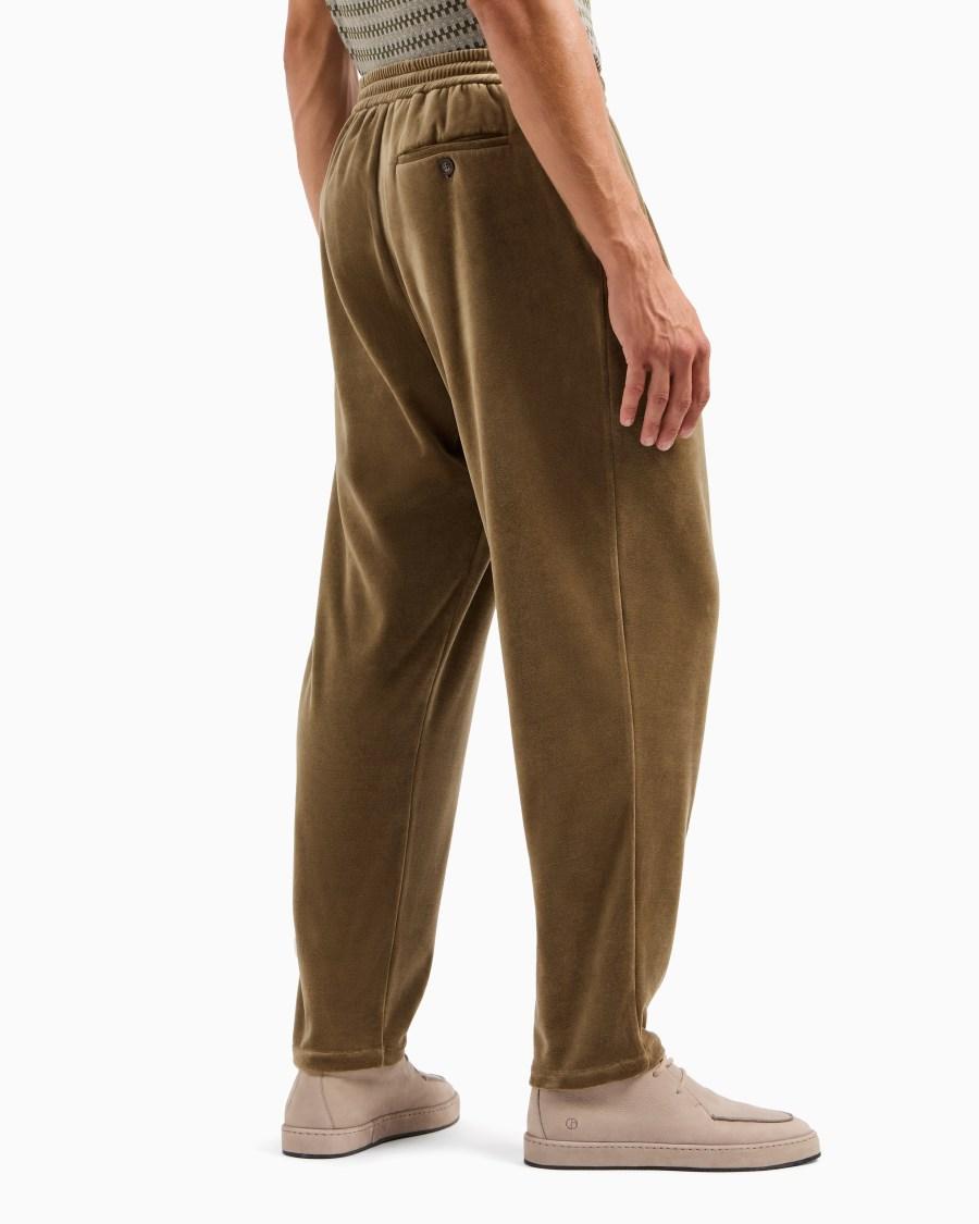 The World Of Armani PANTALONI CON COULISSE IN CINIGLIA