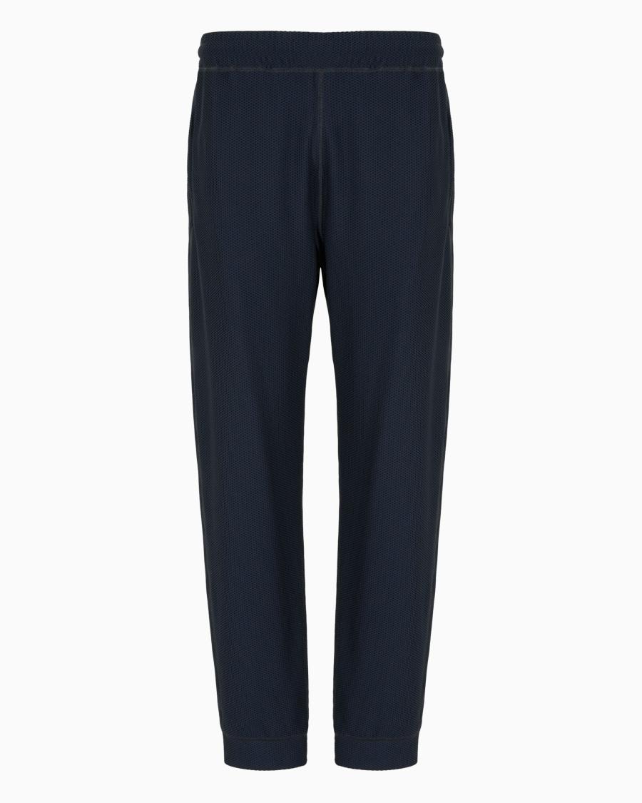 The world of armani PANTALONI FLAT FRONT IN JERSEY STRETCH