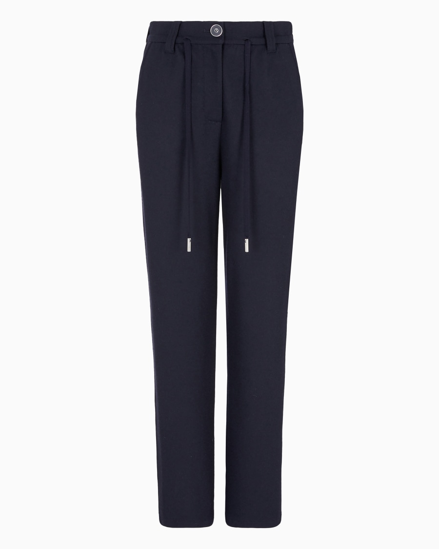 The world of armani PANTALONI IN PANNO DI PURE CASHMERE