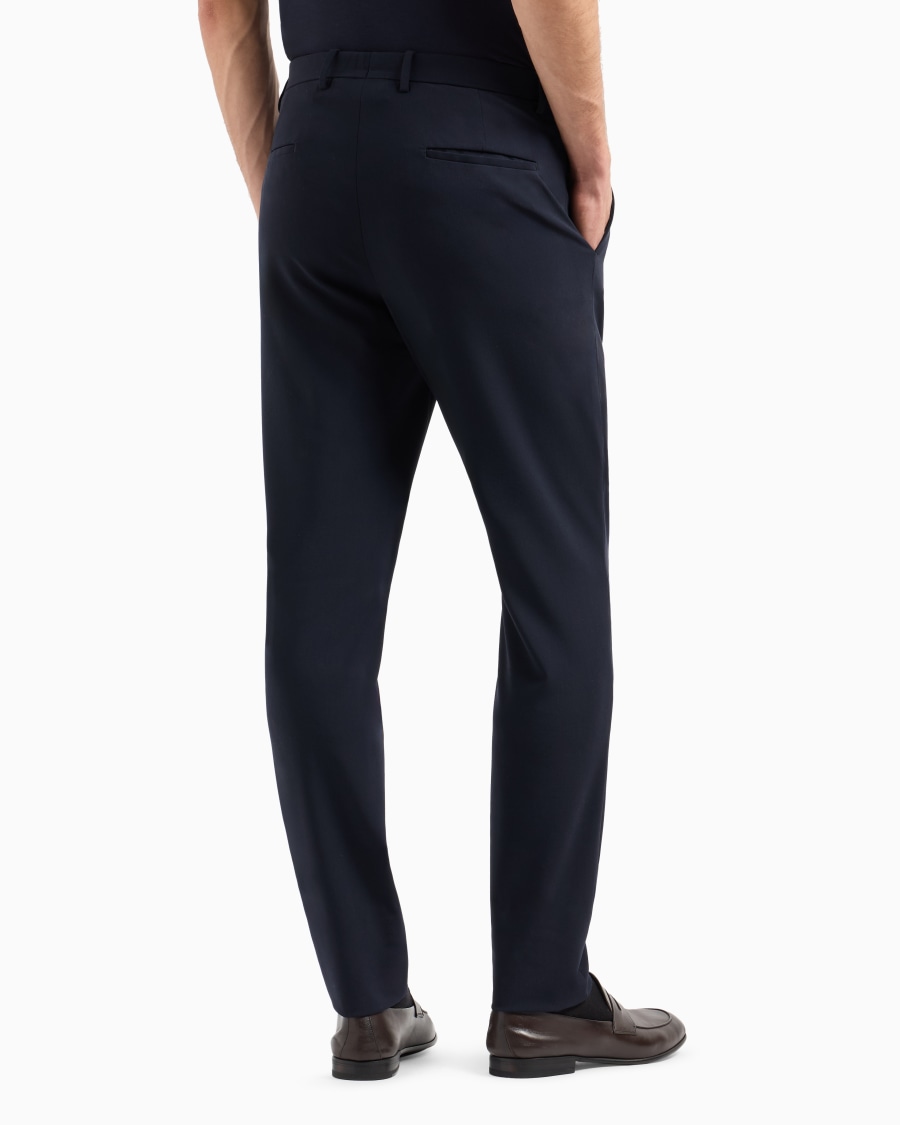 The World Of Armani PANTALONI IN TELA DI LANA BISTRETCH