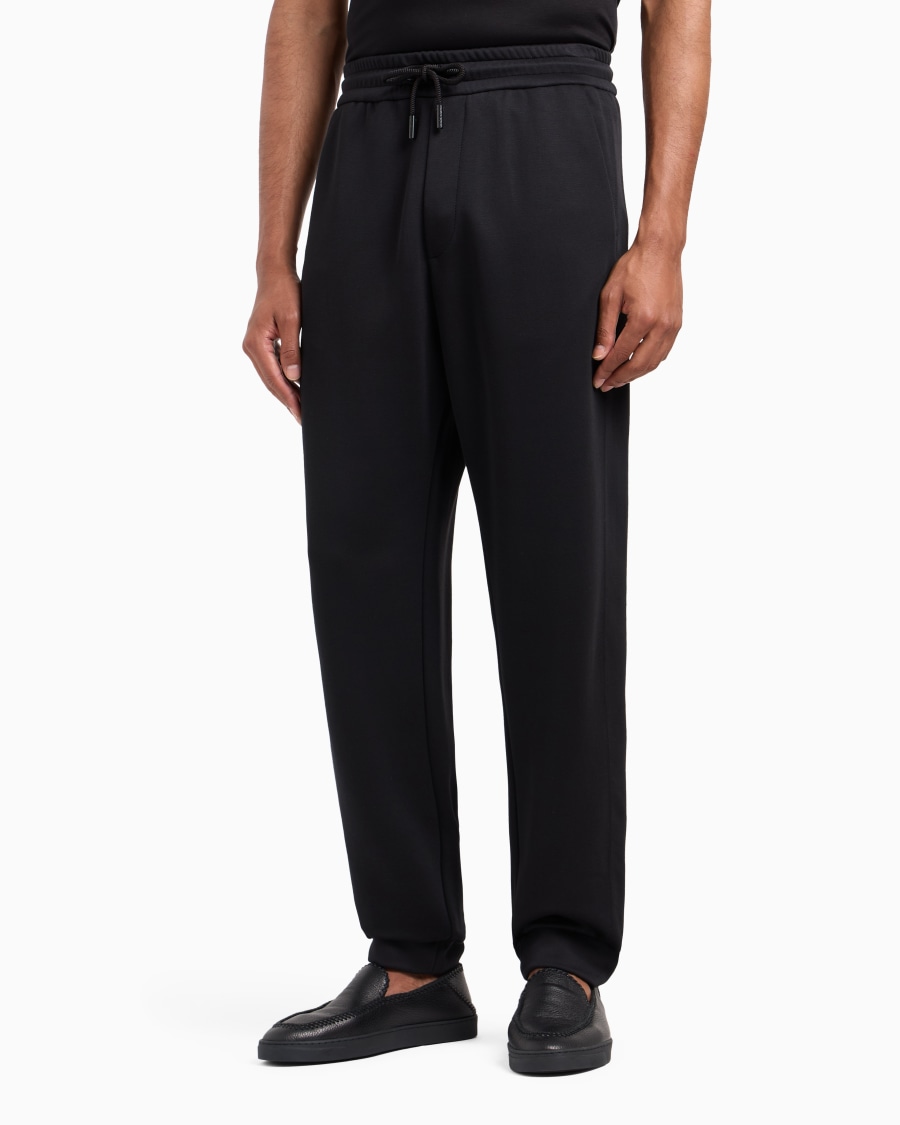 The World Of Armani PANTALONI JOGGER IN JERSEY DI MICROMODAL