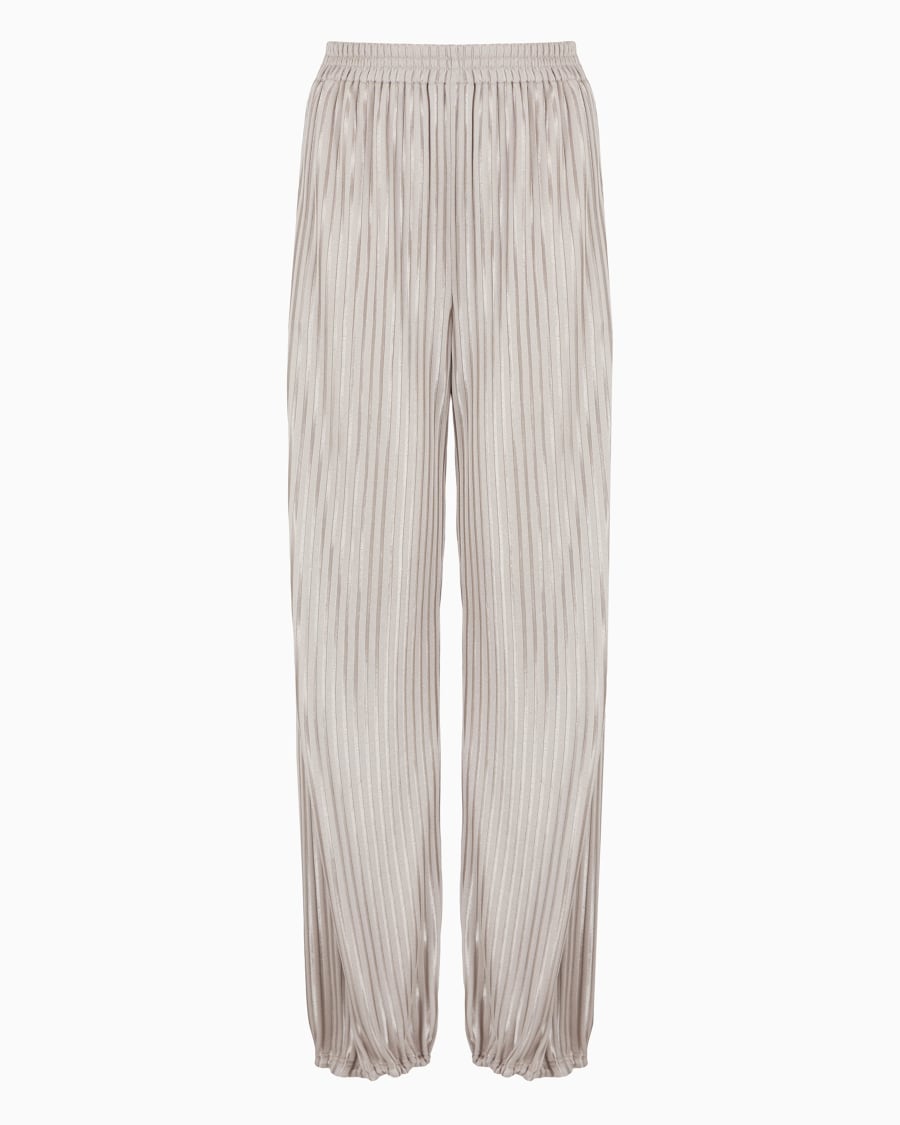 The world of armani PANTALONI JOGGER IN JERSEY JACQUARD DI VISCOSA ASV