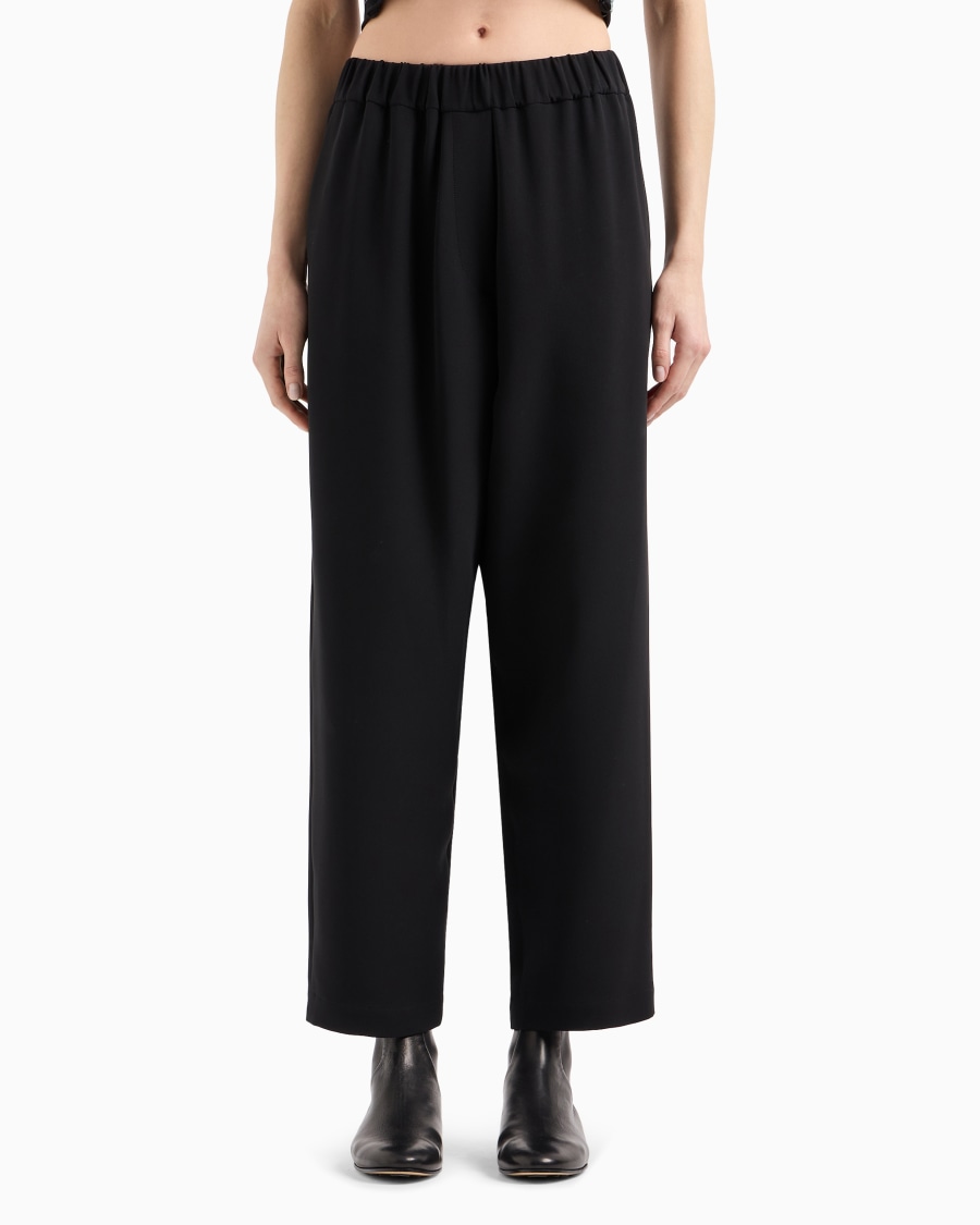 The World Of Armani PANTALONI MORBIDI IN CADY DI SETA