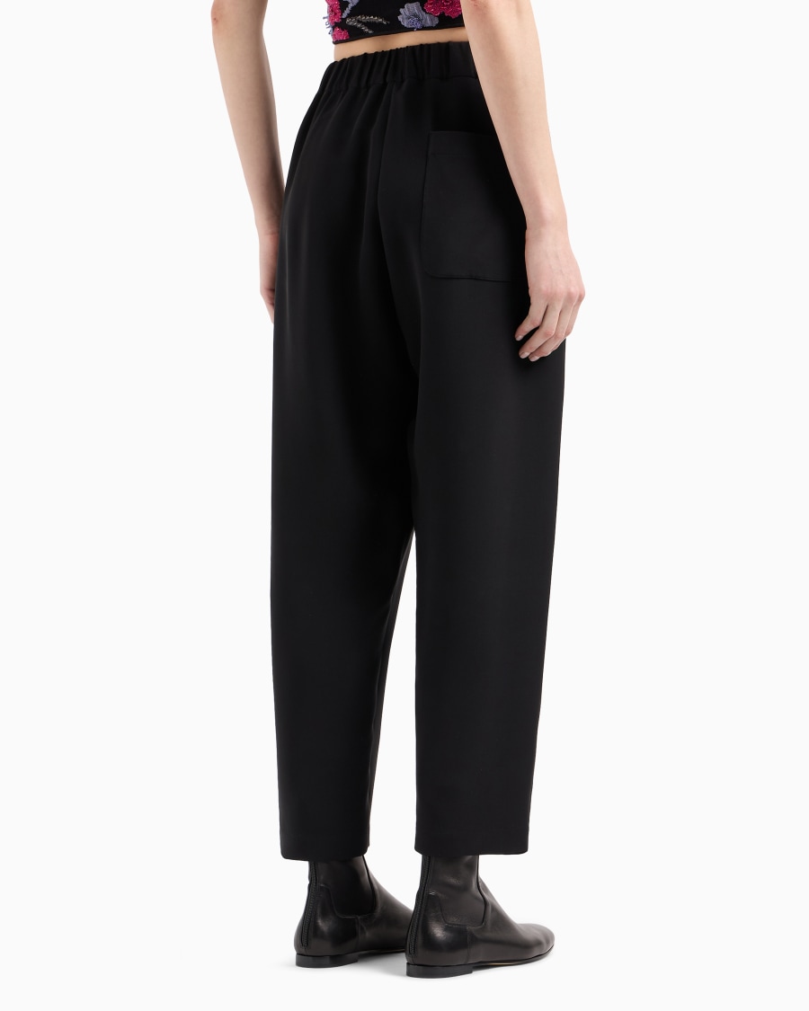 The World Of Armani PANTALONI MORBIDI IN CADY DI SETA