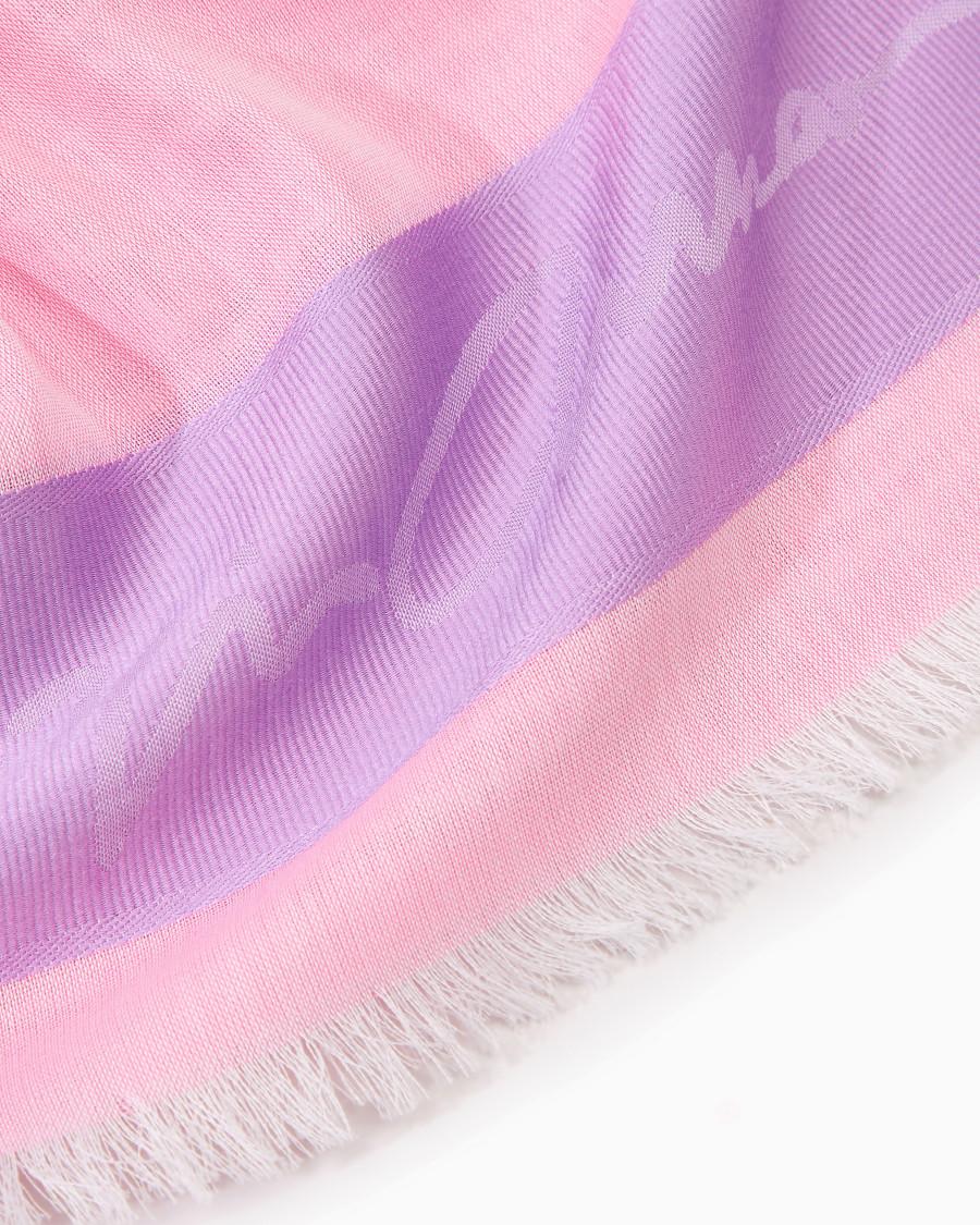 The World Of Armani PAREO IN SETA E COTONE JACQUARD