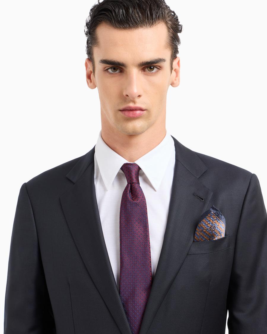 The World Of Armani POCHETTE DA TASCHINO IN SETA STAMPATA