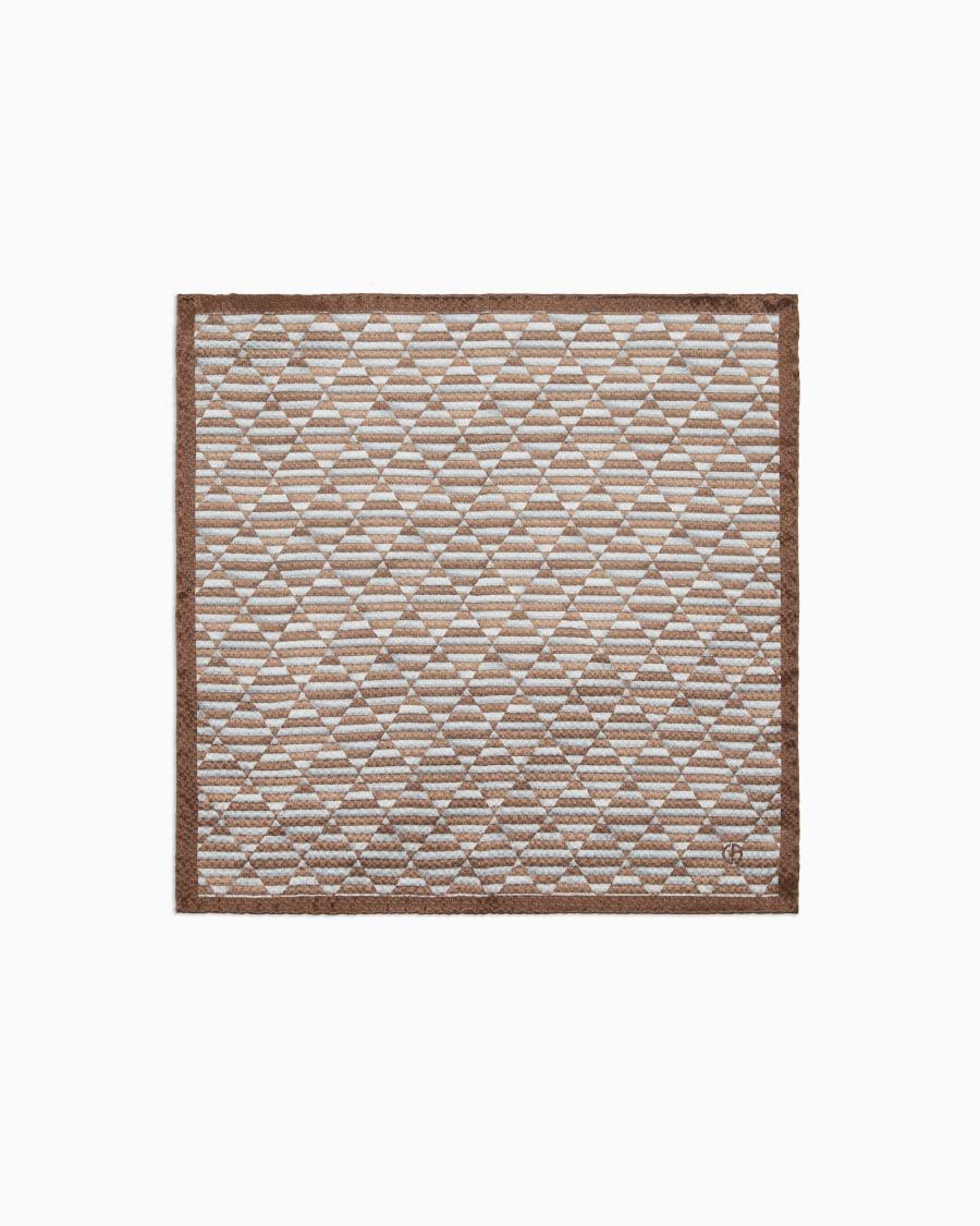 The world of armani POCHETTE DA TASCHINO IN SETA STAMPATA