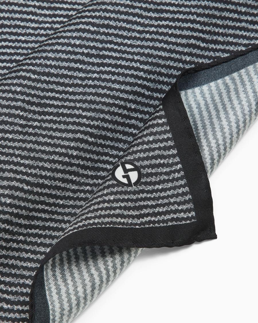 The World Of Armani POCHETTE DA TASCHINO IN SETA STAMPATA ASV