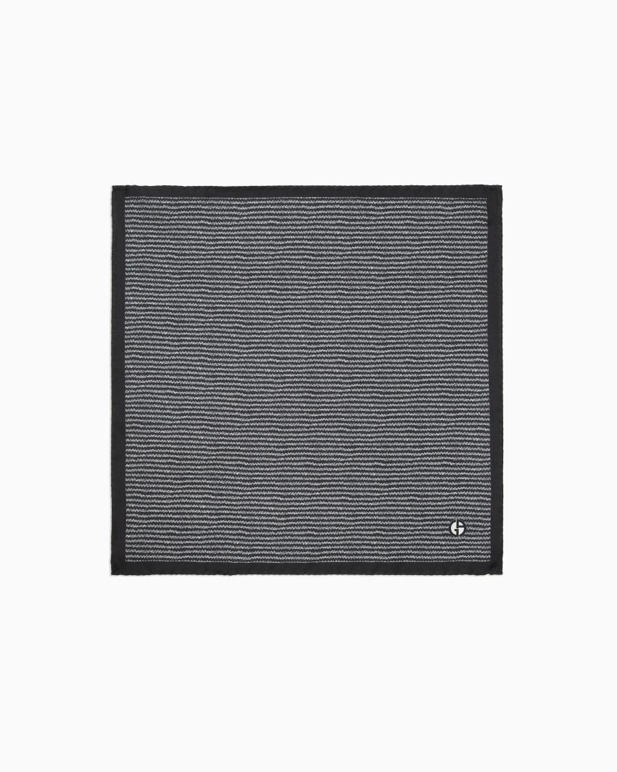 The world of armani POCHETTE DA TASCHINO IN SETA STAMPATA ASV