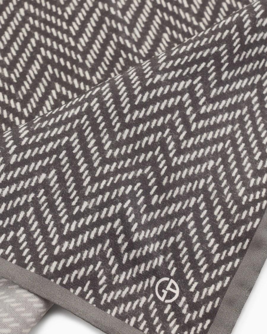 The World Of Armani POCHETTE DA TASCHINO IN SETA STAMPATA ASV