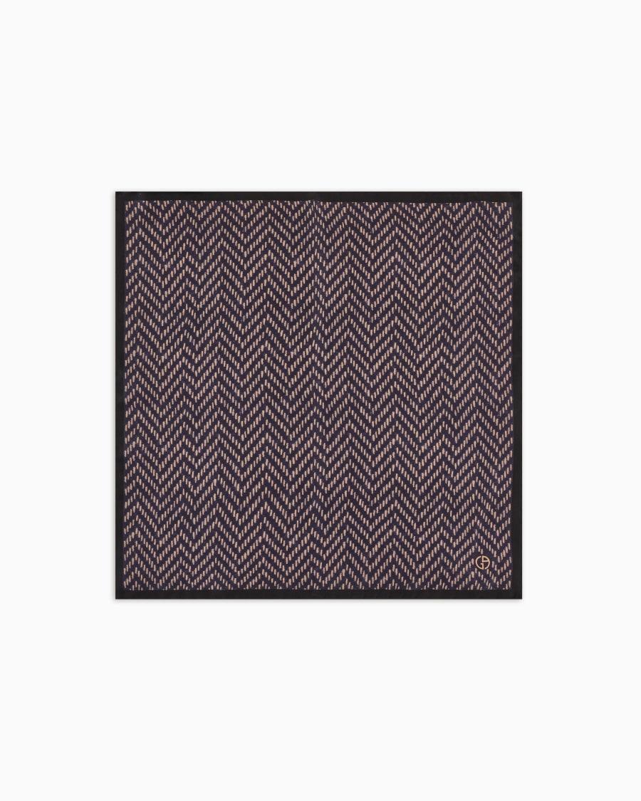 The world of armani POCHETTE DA TASCHINO IN SETA STAMPATA ASV