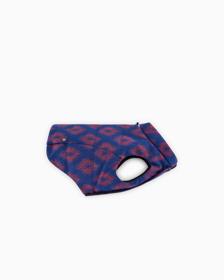 The world of armani POLDO X GIORGIO ARMANI CAPPOTTINO IN FLANELLA JACQUARD IKAT