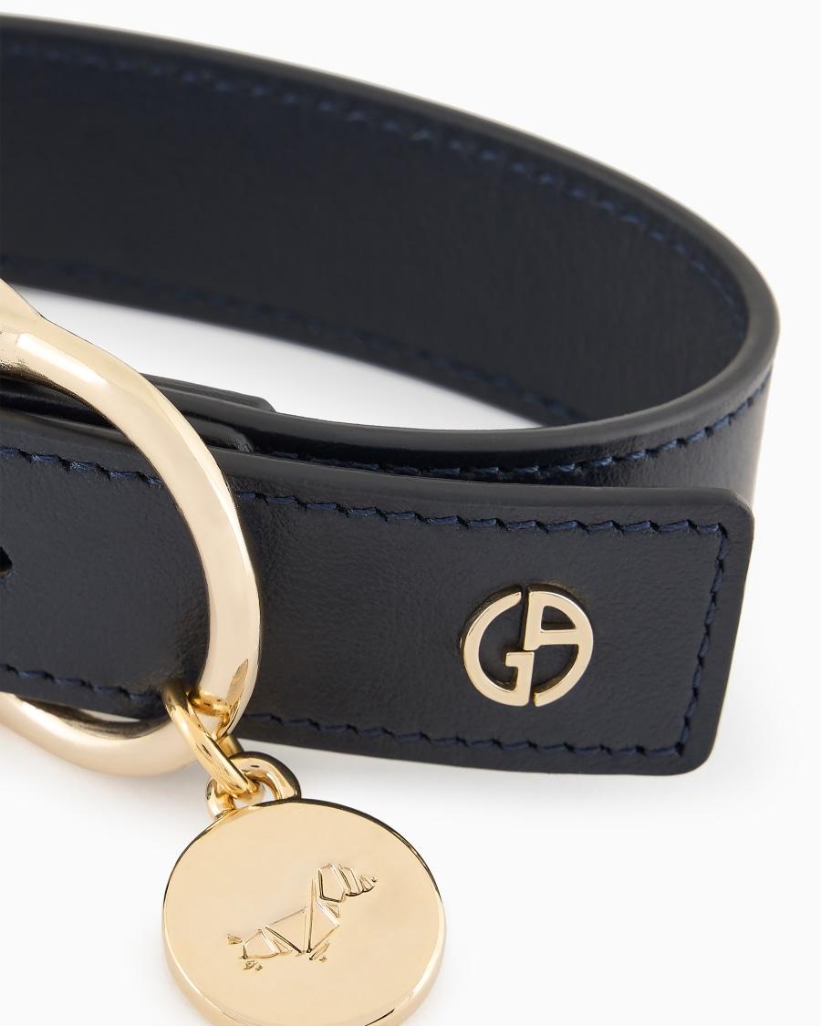 The World Of Armani POLDO X GIORGIO ARMANI COLLARINO IN PELLE