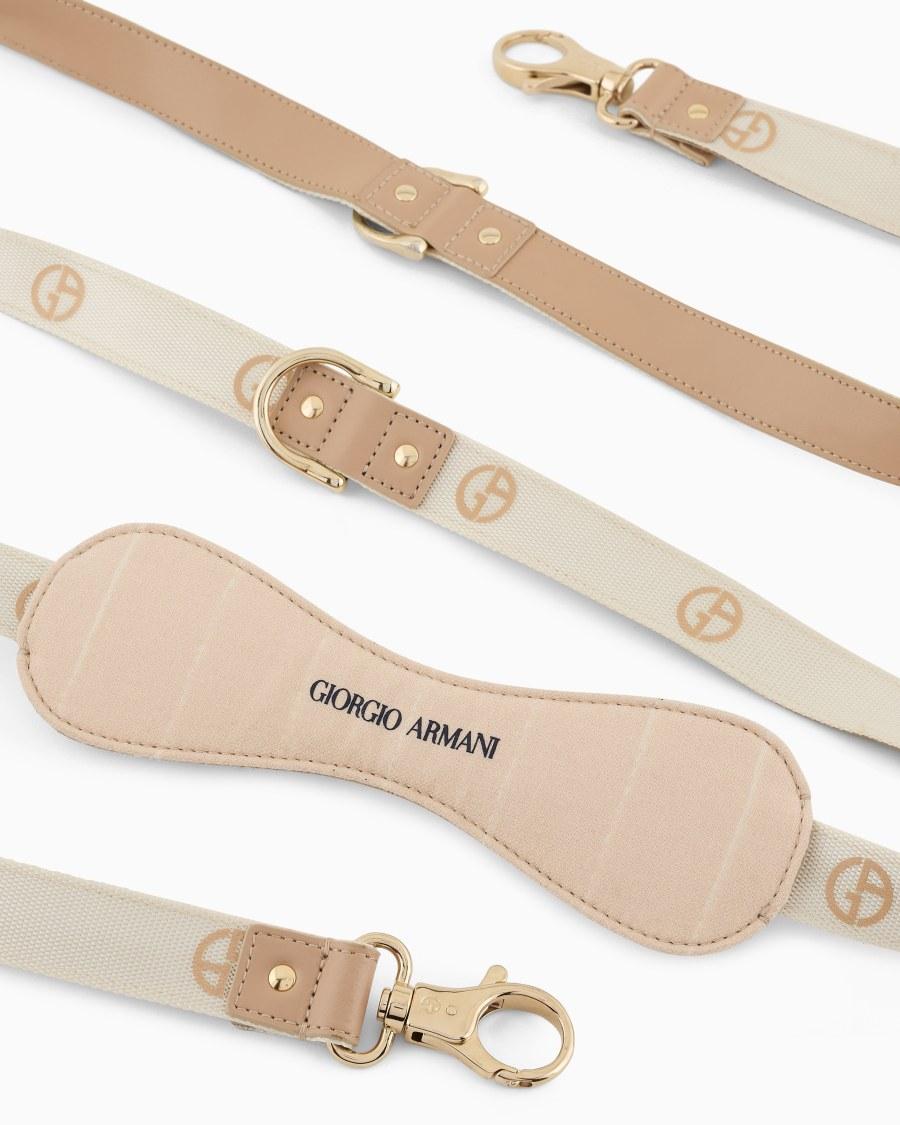 The World Of Armani POLDO X GIORGIO ARMANI GUINZAGLIO IN LANA VERGINE E PELLE