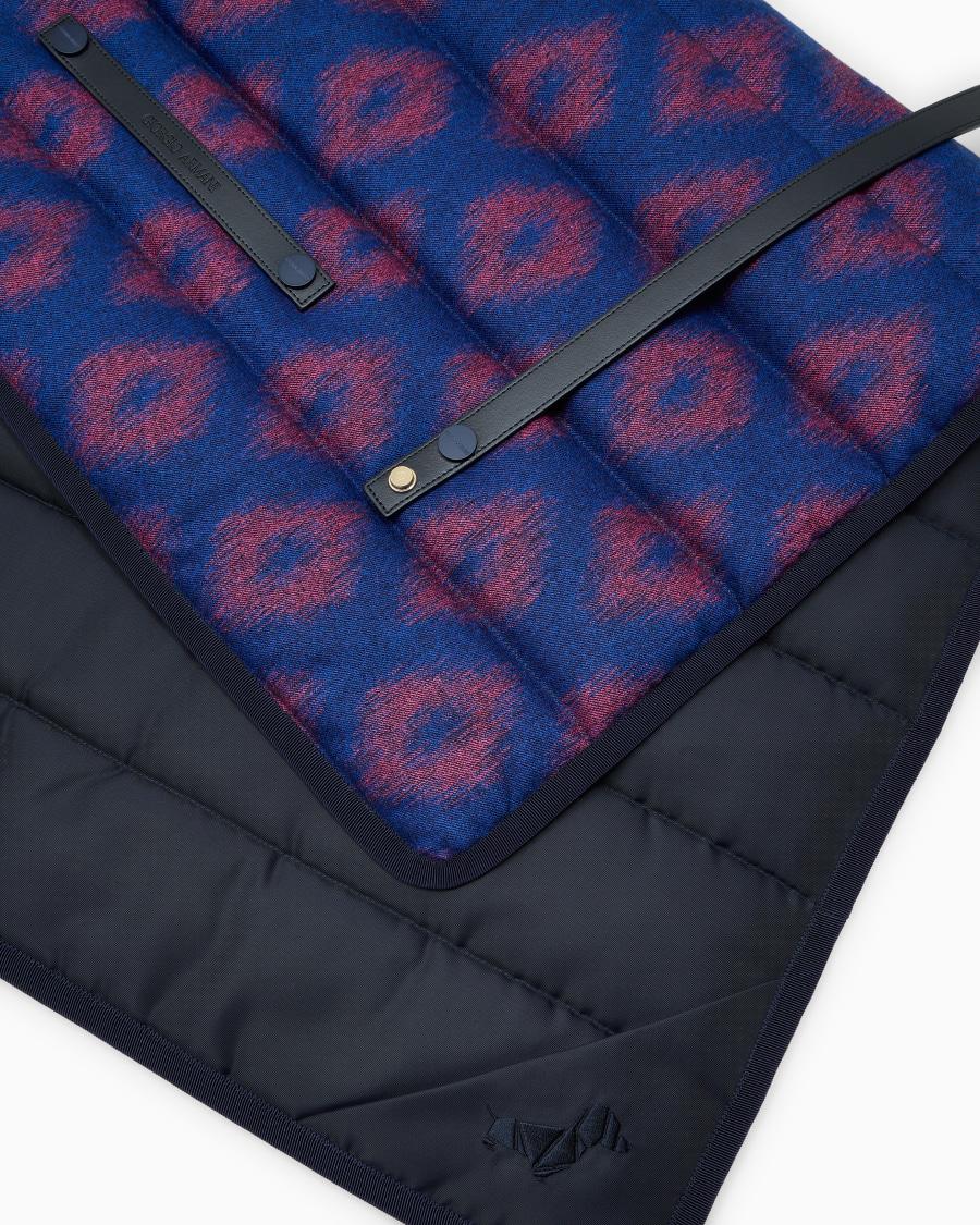 The World Of Armani POLDO X GIORGIO ARMANI TAPPETINO DA VIAGGIO IN LANA VERGINE GESSATO