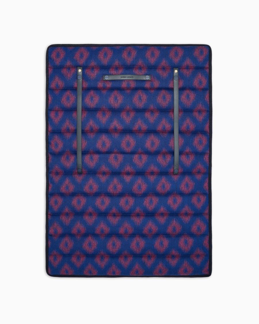 The world of armani POLDO X GIORGIO ARMANI TAPPETINO DA VIAGGIO IN LANA VERGINE GESSATO