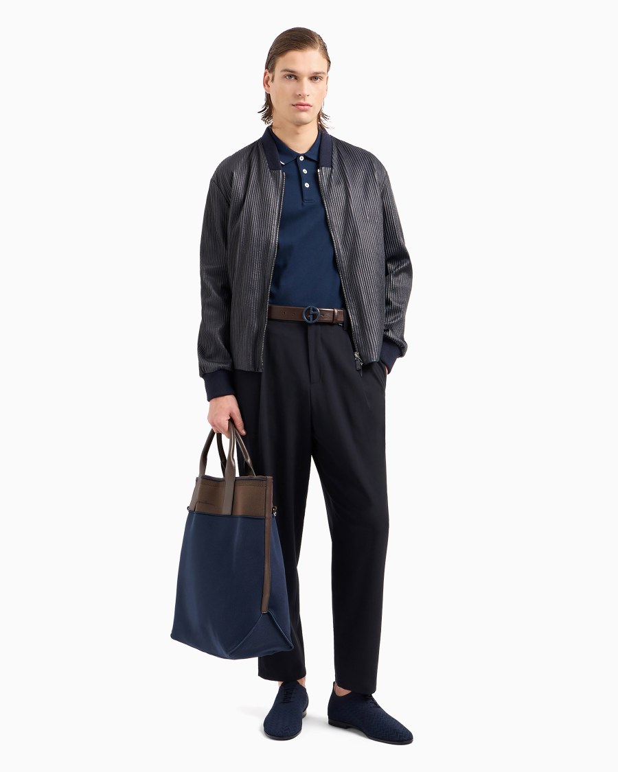 The World Of Armani POLO IN PIQUET DI COTONE FILO DI SCOZIA