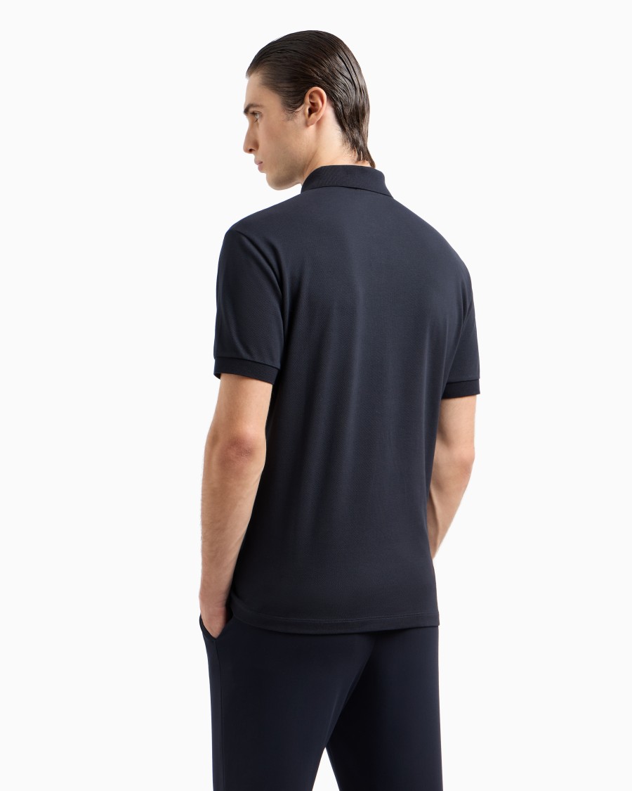 The World Of Armani POLO IN PIQUET DI COTONE STRETCH