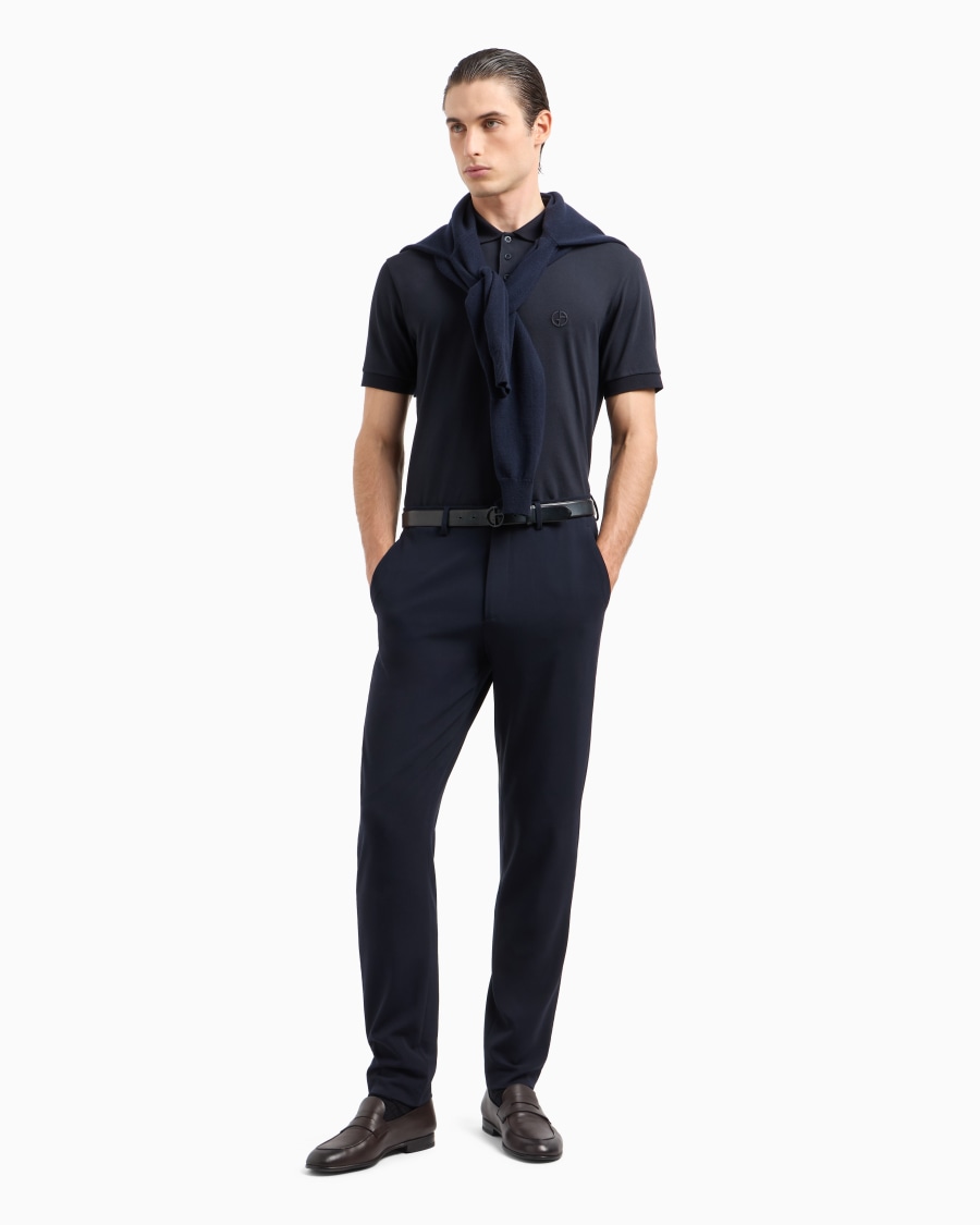 The World Of Armani POLO IN PIQUET DI COTONE STRETCH