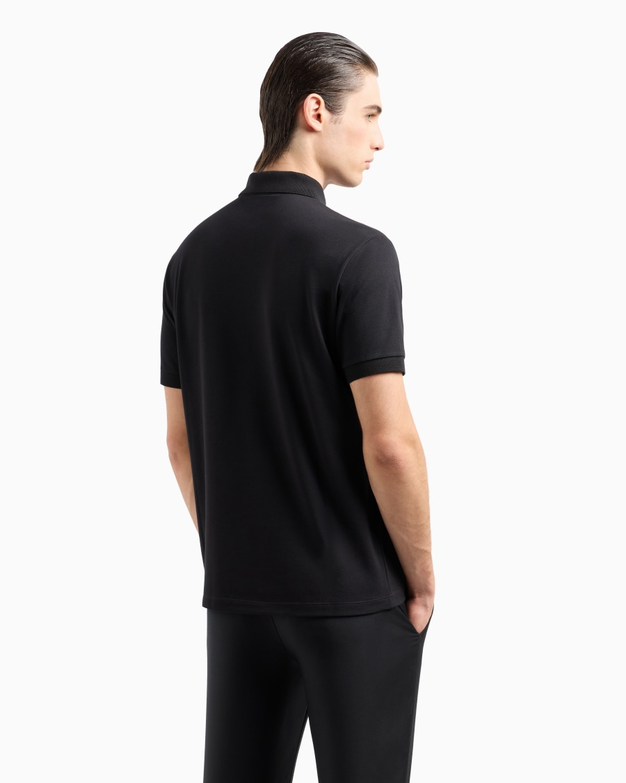 The World Of Armani POLO IN PIQUET DI COTONE STRETCH