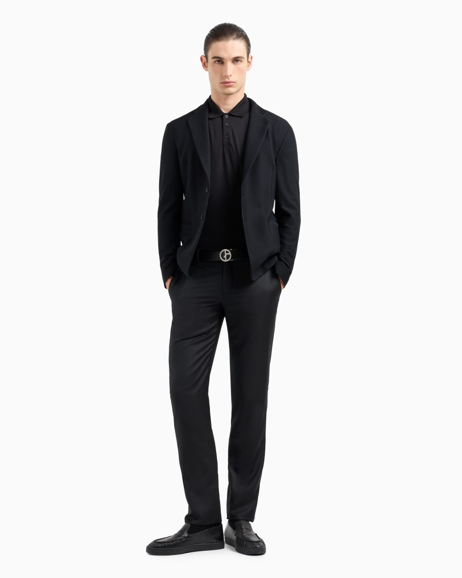 The World Of Armani POLO IN PIQUET DI COTONE STRETCH