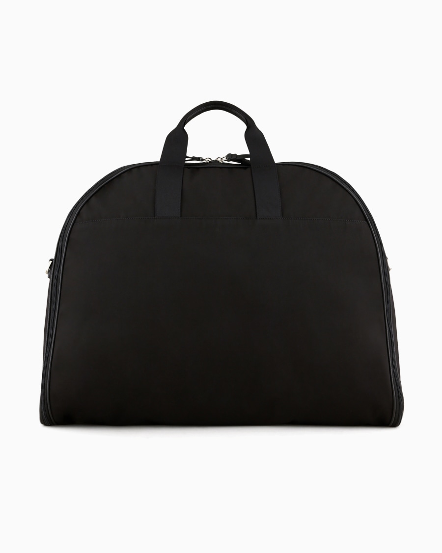 The World Of Armani PORTA ABITI IN NYLON PELLE GRANATA ASV