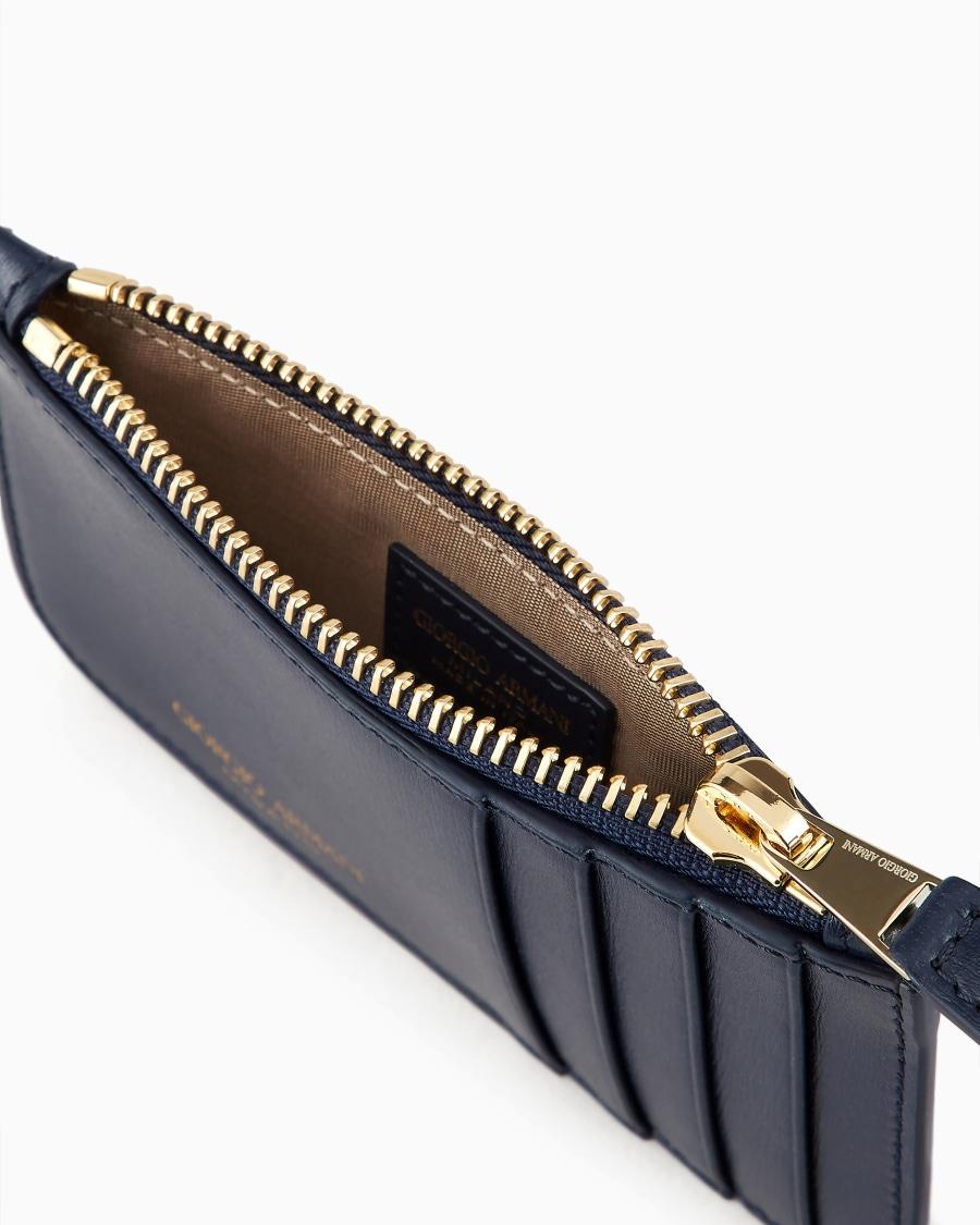 The World Of Armani PORTACARTE LA PRIMA IN PELLE PALMELLATA
