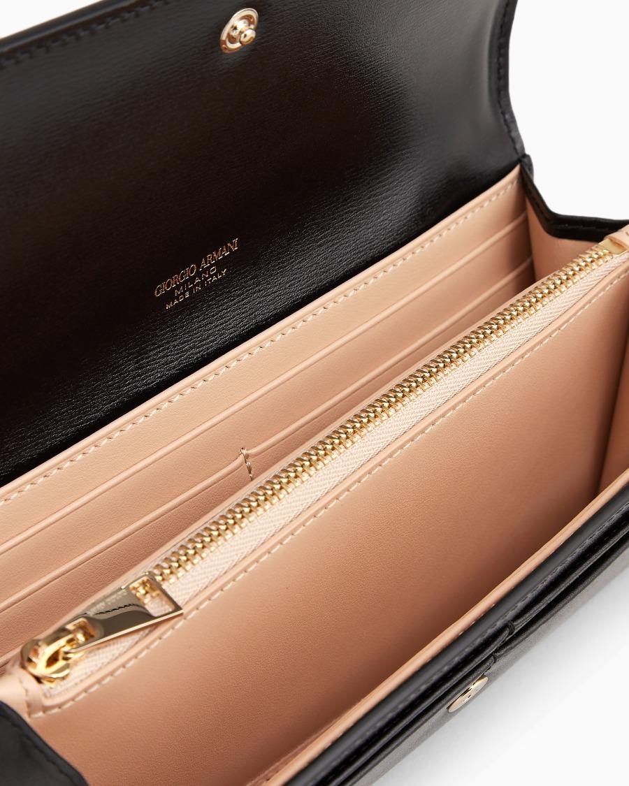 The World Of Armani PORTAFOGLI TRIFOLD LA PRIMA IN PELLE PALMELLATA