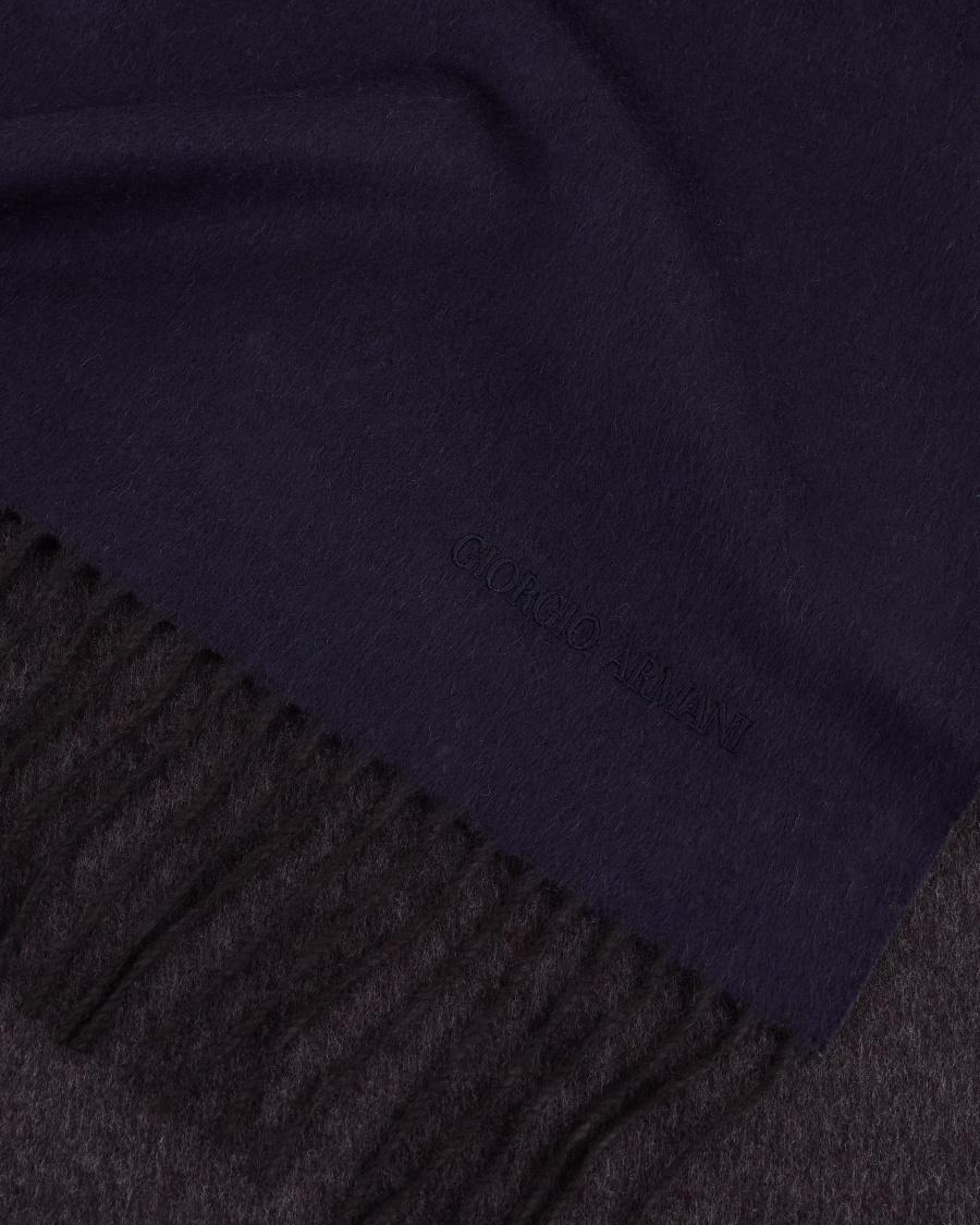 The World Of Armani SCIARPA BICOLORE IN LANA E SETA