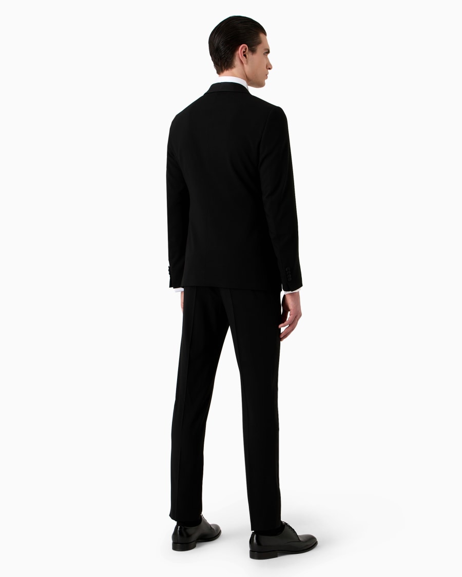 The World Of Armani SMOKING LINEA SOHO MONOPETTO IN CREPE DI LANA