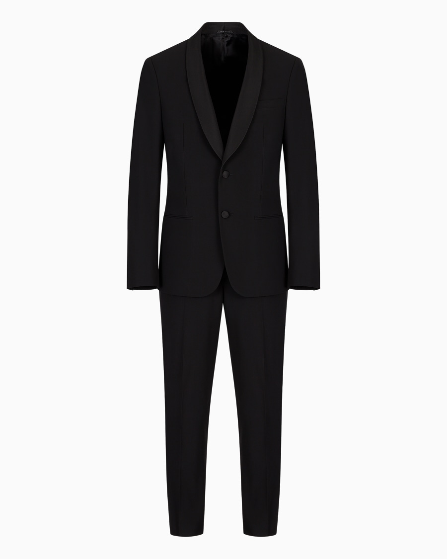 The world of armani SMOKING LINEA SOHO MONOPETTO IN CREPE DI LANA