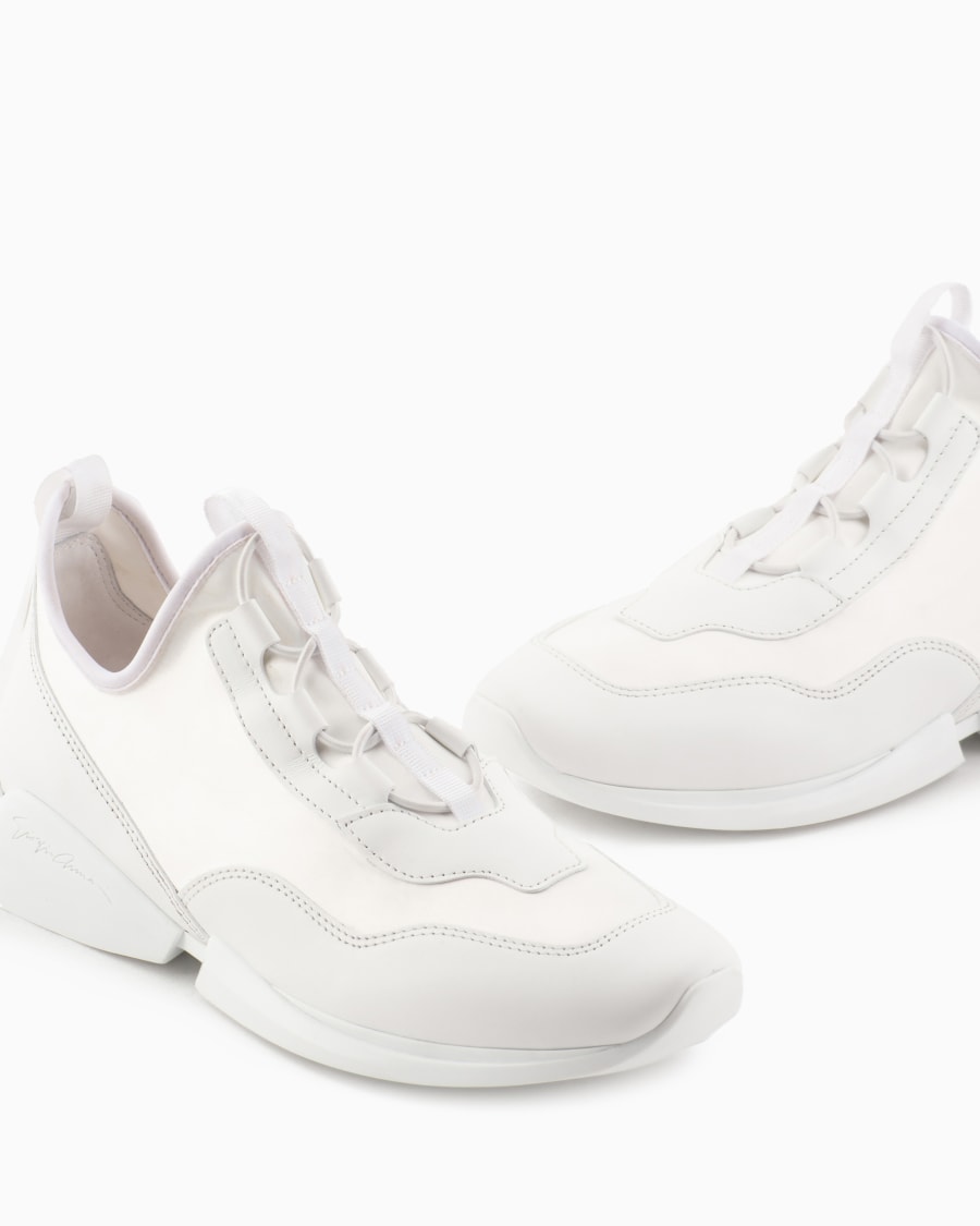The World Of Armani SNEAKERS IN TESSUTO TECNICO E PELLE