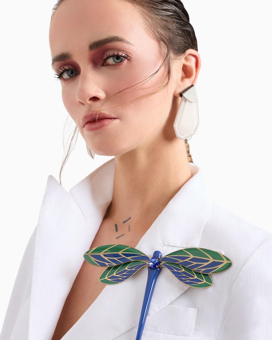 The World Of Armani SPILLA SMALTATA A FORMA DI LIBELLULA