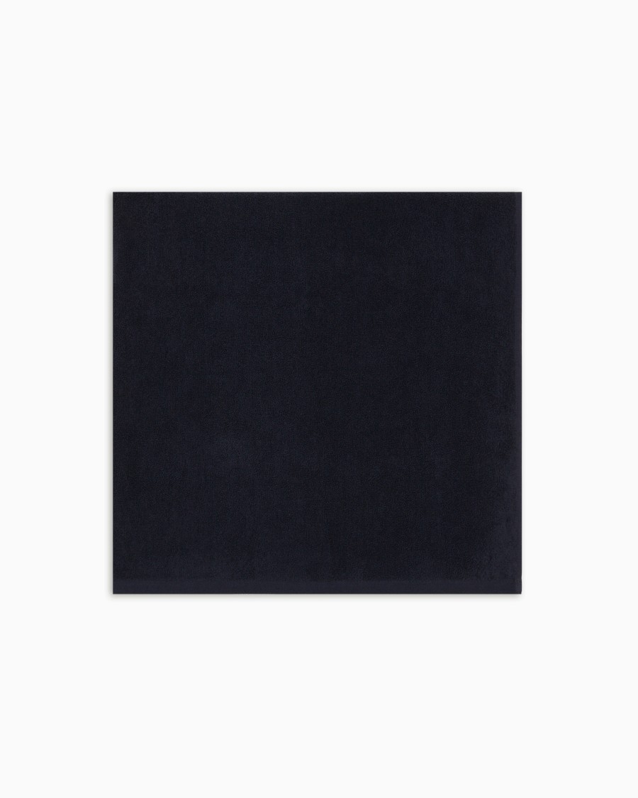 The world of armani TELO MARE IN COTONE CON LOGO JACQUARD