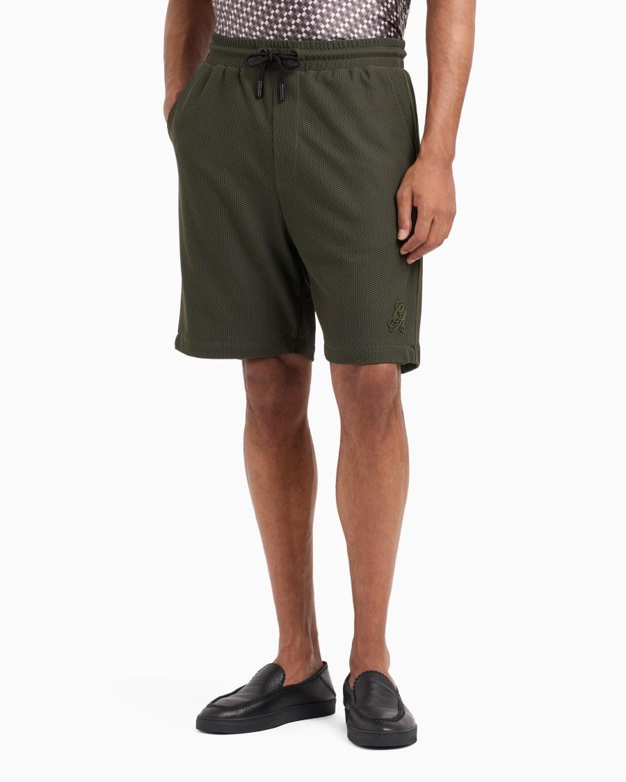 The World Of Armani BERMUDA IN GAUFRÉ TECNICO